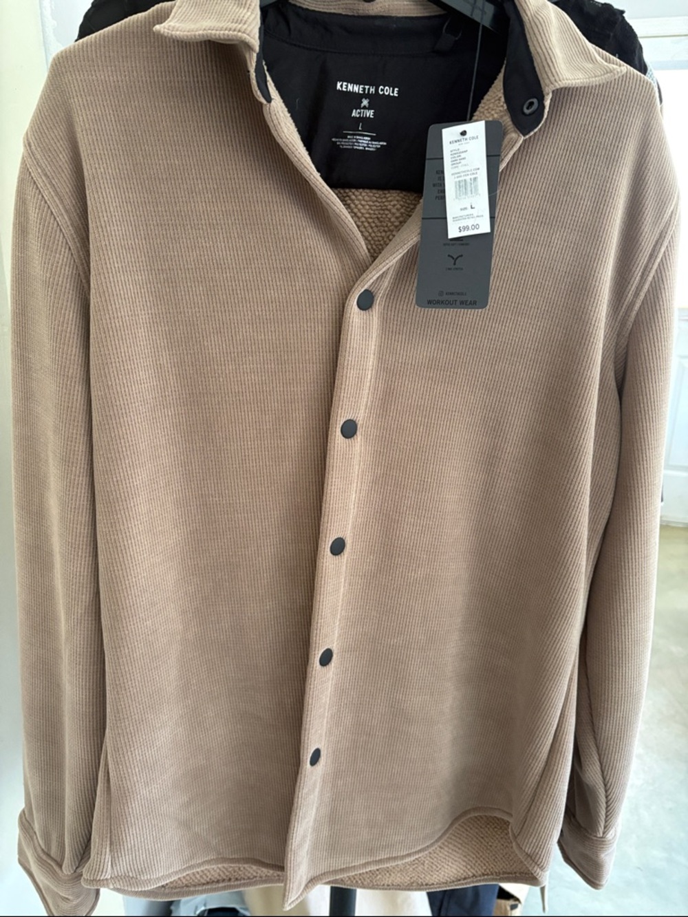 Kenneth Cole Active Snap-Front Jacket